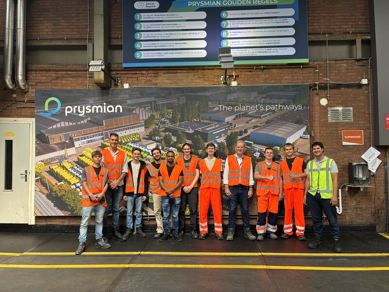 BBL-studenten Technicus Mechatronica bezoeken Prysmian